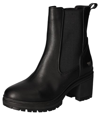 Mustang Damen 1402-561 Stiefelette, schwarz, 37 EU von MUSTANG