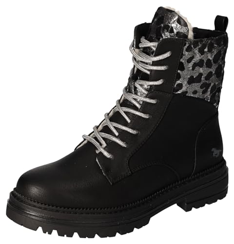 MUSTANG Damen 1404-605 Schnuer-Booty, schwarz, 39 EU von MUSTANG