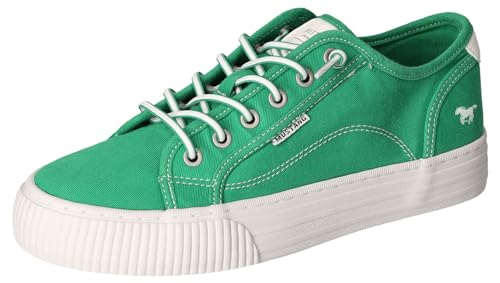 Mustang Damen 1420-304 Sneaker, grün, 37 EU von MUSTANG