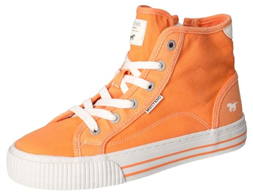 Mustang Damen 1420-506 Sneaker, orange, 36 EU von MUSTANG