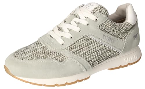 Mustang Damen 1456-302 Sneaker, pastellgruen, 40 EU von Mustang