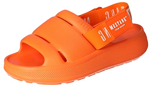 MUSTANG Damen 1465-801 Sandale, Orange, 42 EU von MUSTANG