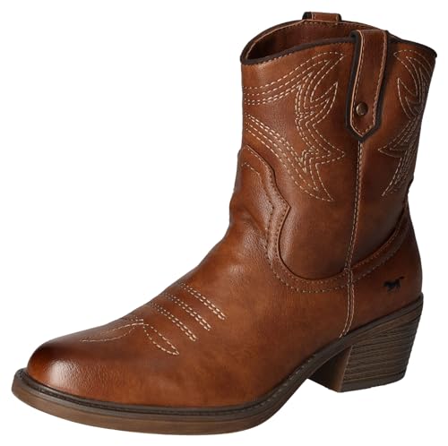 Mustang Damen 1478-502 Westernbooty, Cognac, 38 EU von MUSTANG