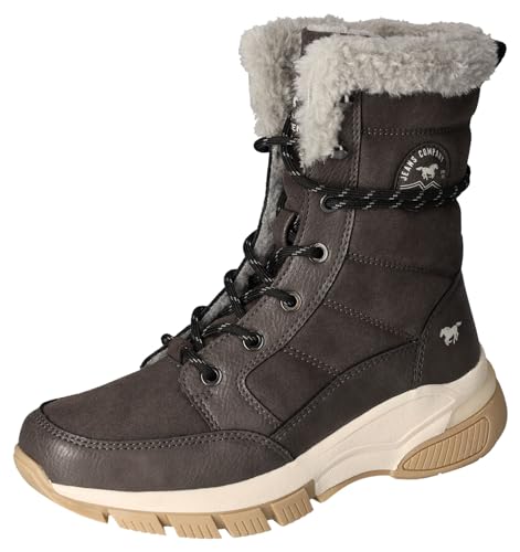 Mustang Damen 1481-604 Schnuerbooty, dunkelgrau, 39 EU von MUSTANG