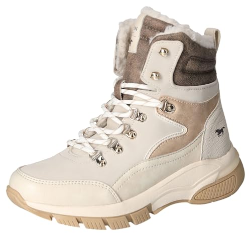 Mustang Damen 1481-605 Schnuerbooty, Ivory, 40 EU Mustang Damen 1481-605 Schnuerbooty, Ivory, 40 EU von Mustang