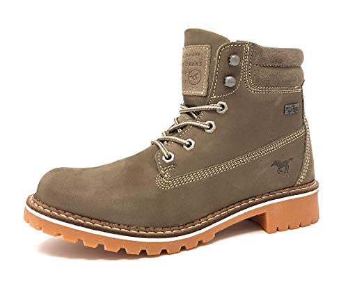 Mustang - Damen Boots - Beige Schuhe in Übergrößen, Größe:45 von Mustang