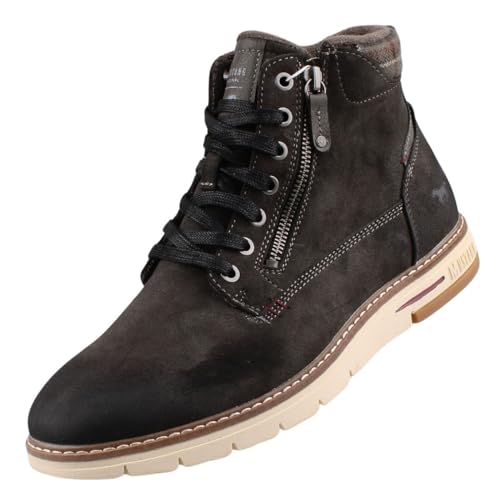 Mustang Herren 4149-505 Stiefelette, dunkelgrau, 44 EU von MUSTANG