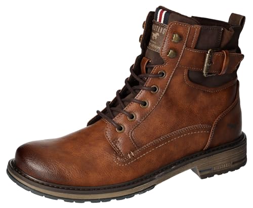 Mustang Herren 4157-504 Stiefelette, Cognac, 44 EU von MUSTANG