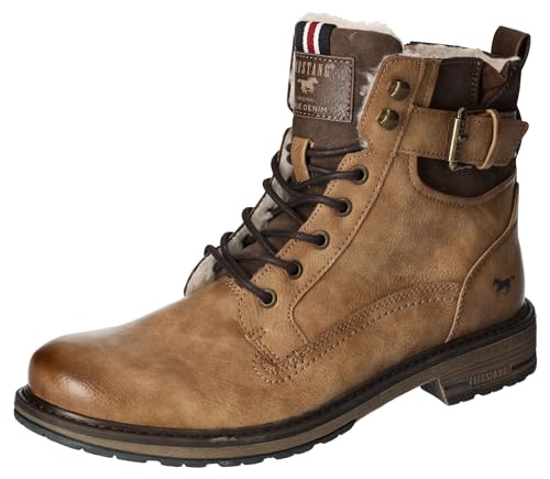 Mustang Herren 4157-610 Stiefelette, Taupe, 44 EU von MUSTANG