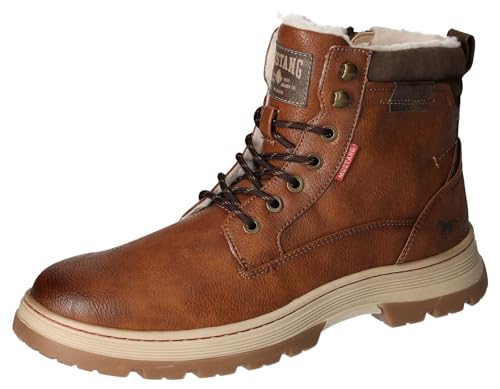 Mustang Herren 4192-601 Stiefelette, Cognac, 44 EU von MUSTANG