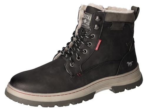 Mustang Herren 4192-601 Stiefelette, dunkelgrau, 44 EU von MUSTANG