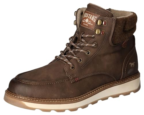 Mustang Herren 4193-502 Stiefelette, Dunkelbraun, 44 EU von MUSTANG