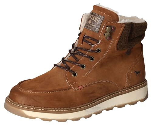 Mustang Herren 4193-601 Stiefelette, nussbraun, 44 EU von MUSTANG