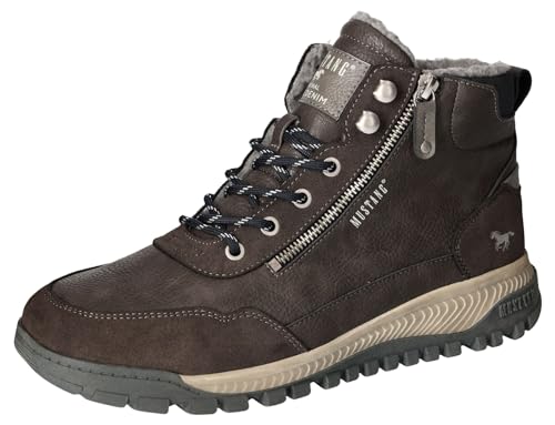 Mustang Herren 4202-601 Stiefelette, dunkelgrau, 42 EU von MUSTANG
