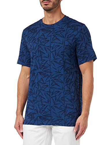 MUSTANG Herren Style Alex C Aop T-Shirt Westlich, Japanap Blau, 3XL von MUSTANG