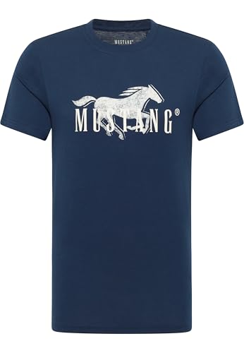 MUSTANG Herren Style Austin T-Shirt, Dress Blues 5334, S EU von MUSTANG