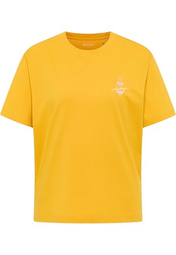 MUSTANG Damen Style Floris T-Shirt, Golden Rod 9089, L von MUSTANG