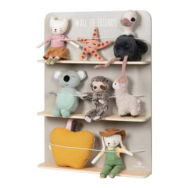 Musterkind Plüschtier-Regal - Wall of Friends von MUSTERKIND