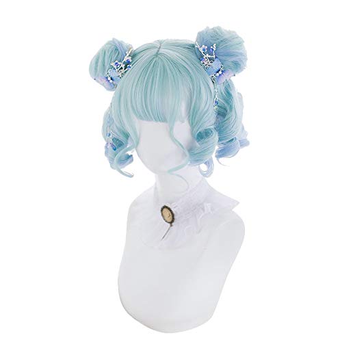 Lolita Perücke-Gradient kurze lockige runde Gesicht Perücke für Frauen Cosplay Party Daily Use - 26cm MUTSALAK Lolita Perücke-Gradient kurze lockige runde Gesicht Perücke für Frauen Cosplay Party Daily Use - 26cm MUTSALAK von MUTSALAK