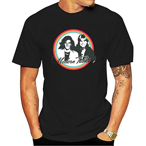 Men Tshirt Modern Talking - Men's T-Shirt Printed T-Shirt tees top Black L von MUTU