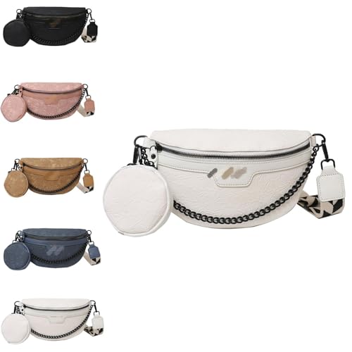 Crossbody Bag, Fashion Casual Waist Bag Shoulder Crossbody Bag Retro Embroidery Chest Bags for Women (04) von MUTYNE