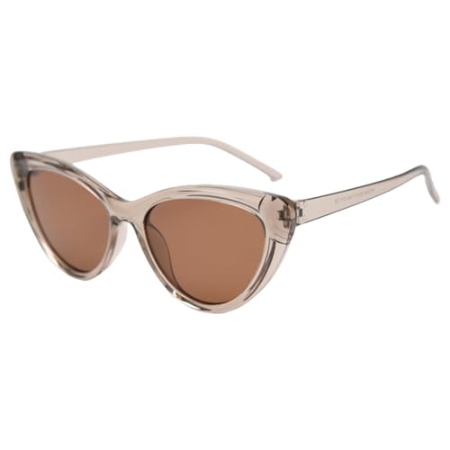 MUTYNE Cat-Eye-Sonnenbrille für Damen, ultraleichte Sonnenbrille für Herren, Retro-Stil, männlich, braun, grün, hellbraun, Einheitsgröße von MUTYNE