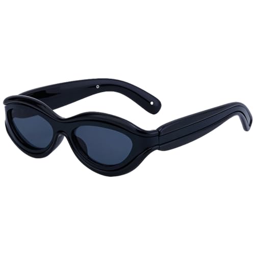 MUTYNE Cat Eye Sonnenbrille für Damen Leopard Grün Damen Sonnenbrille Retro UV400 Damen Sommer Style Accessoires, schwarz, Einheitsgröße von MUTYNE