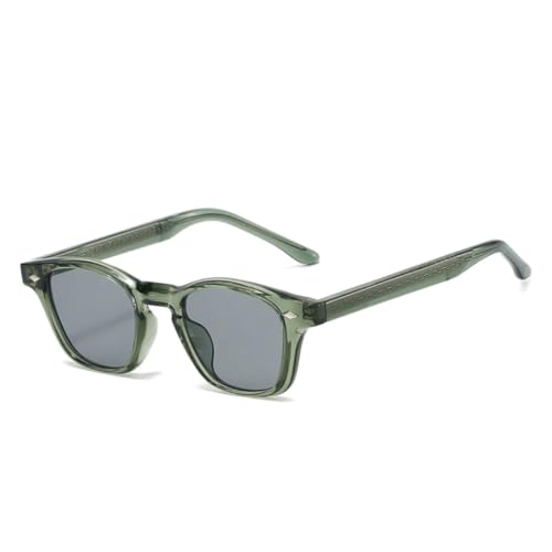 MUTYNE Fashion Cat Eye Damen Luxus Sonnenbrille Shades UV400 Vintage Nieten Herren (Grün Grau) von MUTYNE