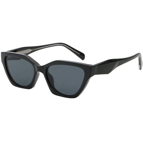MUTYNE Modische Cat-Eye-Sonnenbrille für Damen, Grün, Leopardenmuster, Blau, CP-Acetat, Damen-Sonnenbrille, UV400, weiblich, Schwarz, Einheitsgröße von MUTYNE