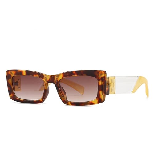 MUTYNE Sonnenbrille für Damen, Vintage, kleine rechteckige Sonnenbrille mit Farbverlauf, lila Rahmen, quadratische Sonnenbrille, elegante Sonnenbrille für Damen, C4 von MUTYNE
