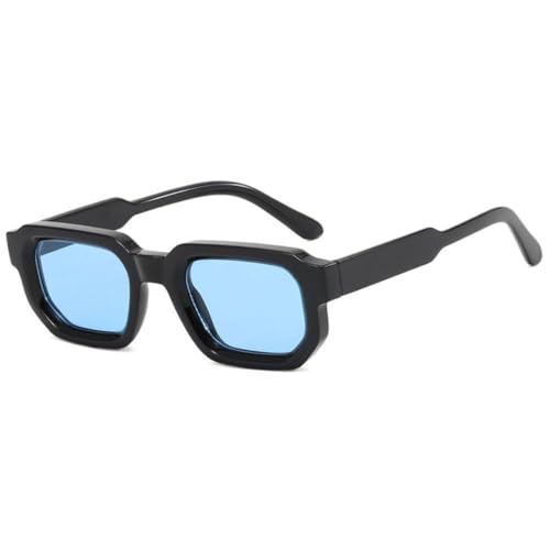 MUTYNE Sonnenbrille im Retro-Stil mit kleinem quadratischem Rahmen, modische Sonnenbrille mit UV400-Schutz, Vintage-Brille, Punk-Sonnenbrille für Outdoor-Sport, C3 von MUTYNE