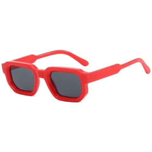 MUTYNE Sonnenbrille im Retro-Stil mit kleinem quadratischem Rahmen, modische Sonnenbrille mit UV400-Schutz, Vintage-Brille, Punk-Sonnenbrille für Outdoor-Sport, C8 von MUTYNE