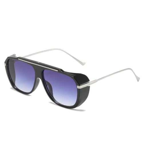 MUTYNE Sonnenbrille mit großem Rahmen für Herren und Damen, Metall-Kunststoff-Mischung, trendige Sonnenbrille mit Farbverlauf, Tide Ride, Uv400-Brille, C2, Einheitsgröße von MUTYNE
