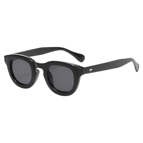 MUTYNE Sonnenbrille mit quadratischem Rahmen, Retro-Design, für Damen, Grün/Braun, für Herren, UV400, Sommer-Accessoires, Schwarz, Einheitsgröße von MUTYNE