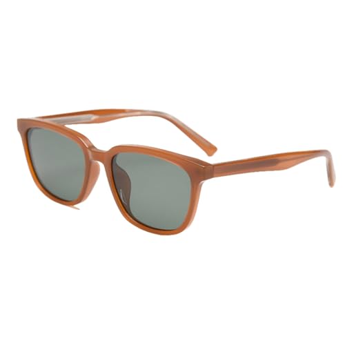 MUTYNE Sonnenbrillen für Herren, kleiner Rahmen, quadratisch, UV400, Retro, Orange-Braun, Orange-Braun-Rahmen, Einheitsgröße von MUTYNE