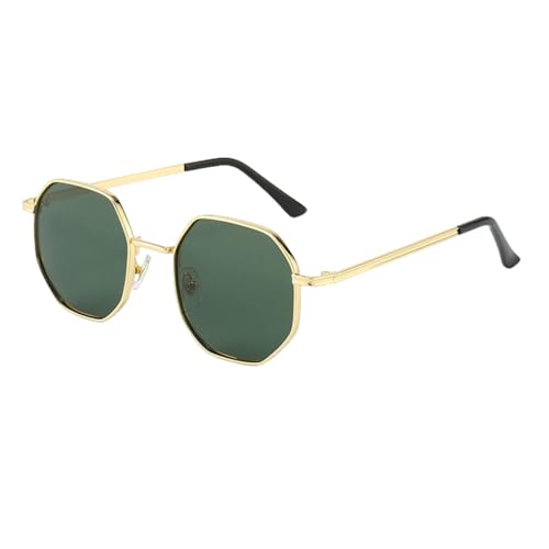 MUTYNE Sonnenbrillen für Herren und Damen, verspiegelte Gläser, UV400, Gold, Grün, Einheitsgröße von MUTYNE