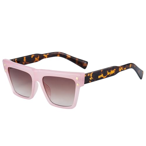 Mode Frauen Männer Cat Eye Sonnenbrille Retro-Stil Trendy Shades Vintage Uv400 Sonnenbrille Weiblich Männlich Rivetdecor Brillen, C7, Einheitsgröße von MUTYNE
