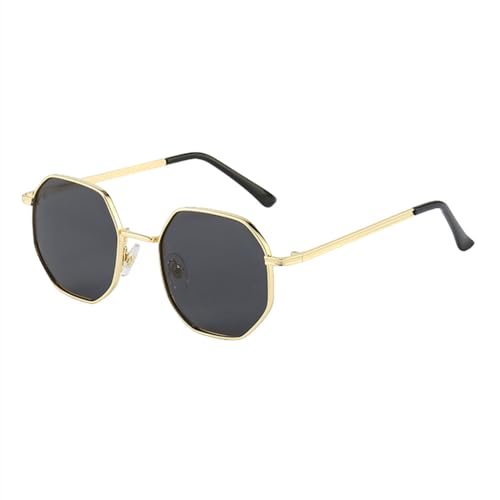 Sonnenbrillen für Männer und Frauen, verspiegelte Linsen, UV400, Gold, Grau, Einheitsgröße von MUTYNE