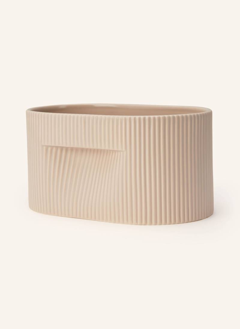 Muuto Blumentopf Ridge beige von MUUTO