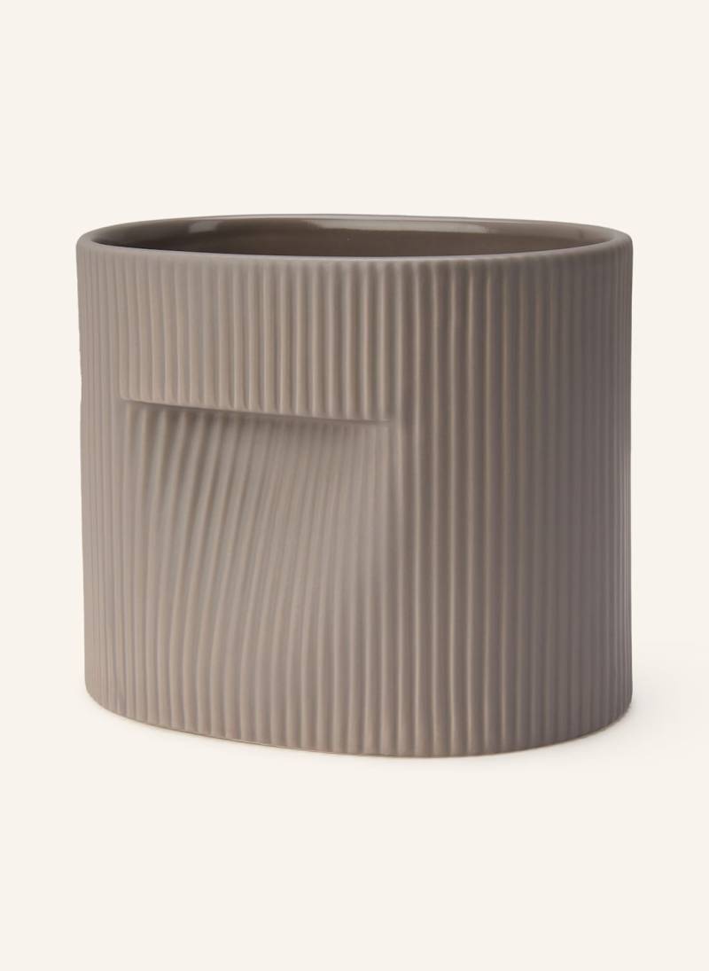 Muuto Blumentopf Ridge beige von MUUTO