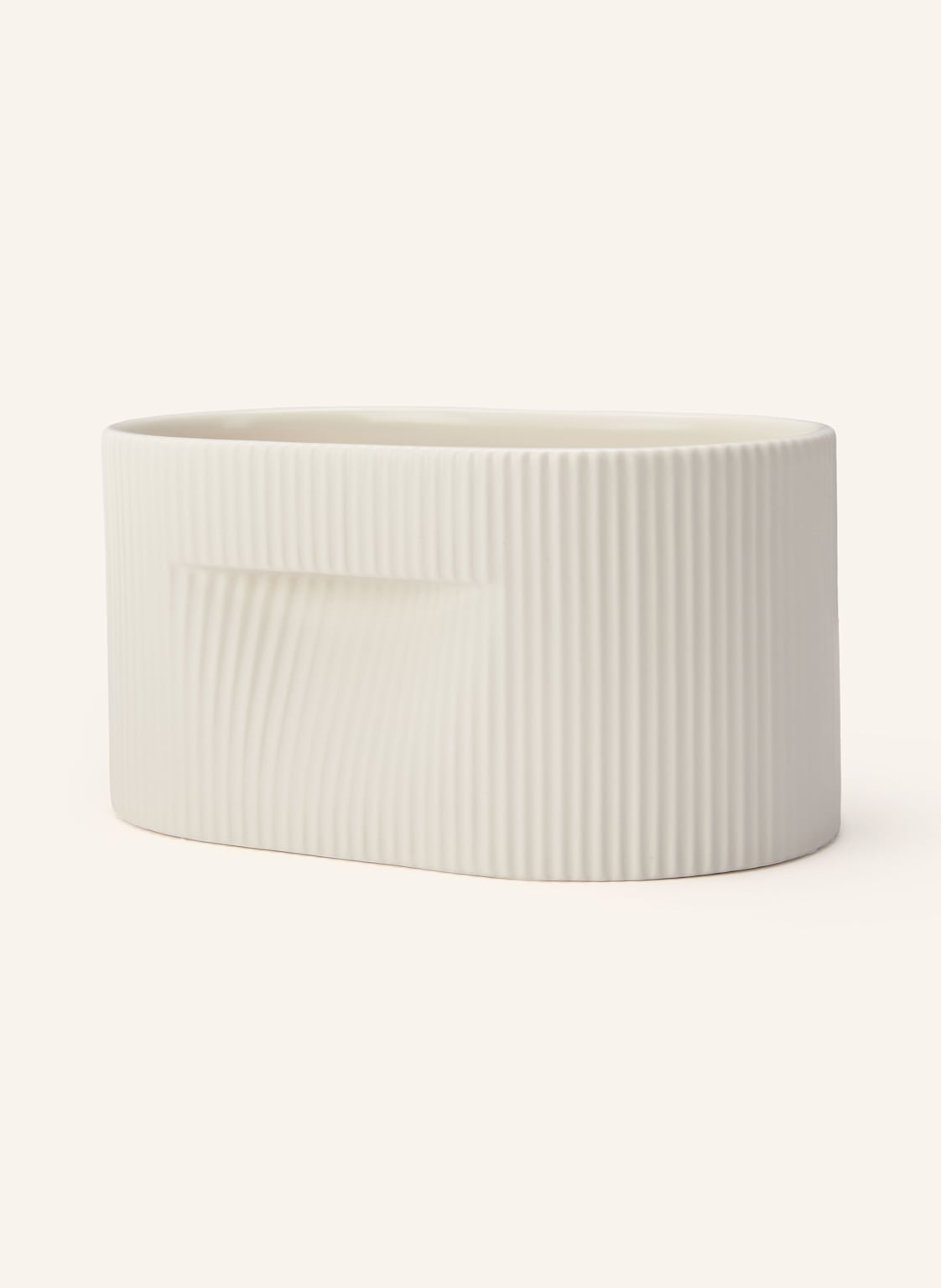 Muuto Blumentopf Ridge weiss von MUUTO