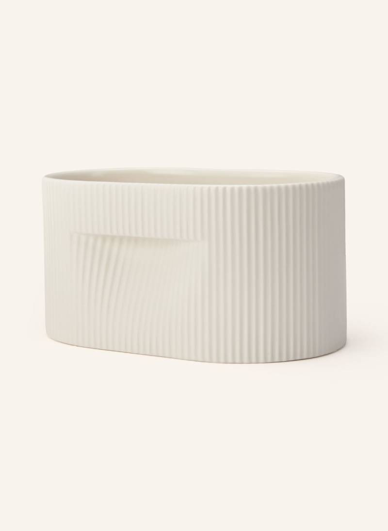 Muuto Blumentopf Ridge weiss von MUUTO