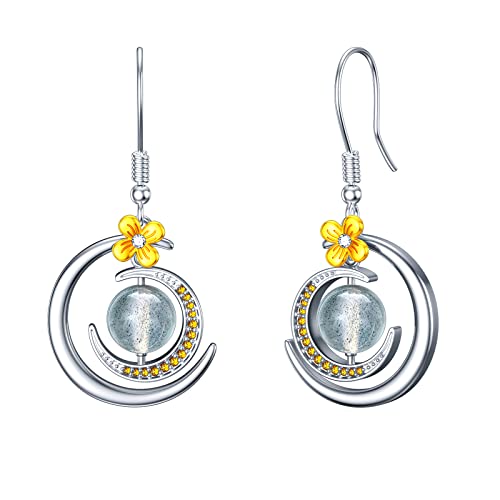 Mond Ohrringe Echter Mondstein Ohrringe 925 Sterling Silber Hängend Ohrringe Lang Hängend Tropfen Ohrringe Modeschmuck Damen Ohrringe Mond Ohrringe Echter Mondstein Ohrringe 925 Sterling Silber Hängend Ohrringe Lang Hängend Tropfen Ohrringe Modeschmuck Damen Ohrringe von MUUYON