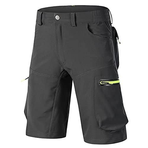 Herren Fahrradhose Herren MTB Shorts Radhose Mit Reißverschlusstaschen Atmungsaktiv Schnell Trocknend Mountainbike Baggy Shorts For Laufen Im Freien Fitnessstudio Training Nicht Gepolstert ( Color : A Herren Fahrradhose Herren MTB Shorts Radhose Mit Reißverschlusstaschen Atmungsaktiv Schnell Trocknend Mountainbike Baggy Shorts For Laufen Im Freien Fitnessstudio Training Nicht Gepolstert ( Color : A von MUVLUX