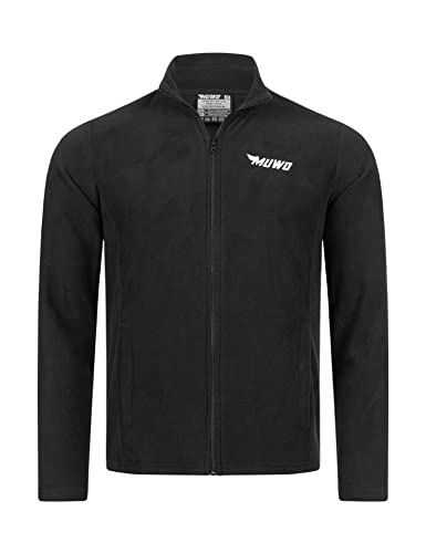 MUWO "Acotango Herren Fleecejacke (as3, alpha, l, regular, regular, Schwarz) von MUWO