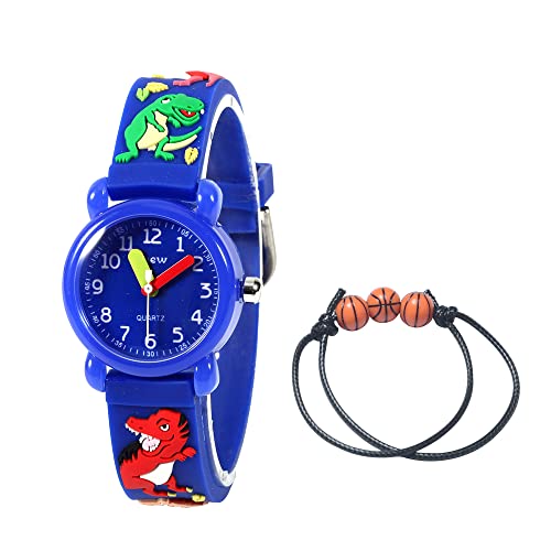 MUXIJIA Kinder Uhren für Mädchen und Jungen ab 3-10 Jahre, Analog Quarzuhr Cute 3D Cartoon Kinderuhr Silikon Armband Mädchen Jungen Armbanduhr von MUXIJIA