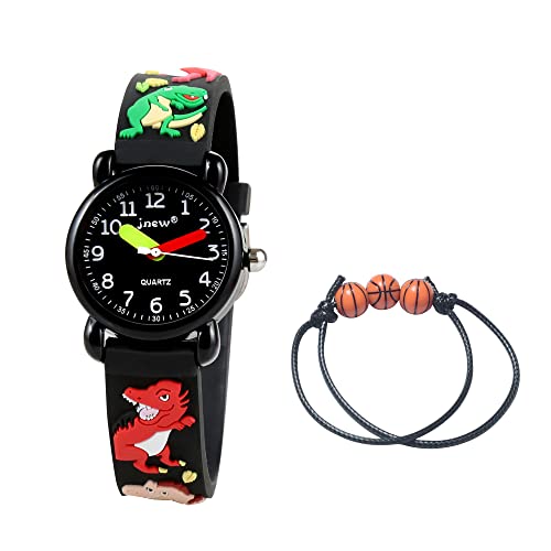 MUXIJIA Kinder Uhren für Mädchen und Jungen ab 3-10 Jahre, Analog Quarzuhr Cute 3D Cartoon Kinderuhr Silikon Armband Mädchen Jungen Armbanduhr von MUXIJIA