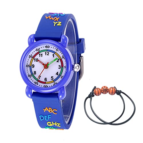 MUXIJIA Kinder Uhren für Mädchen und Jungen ab 3-10 Jahre, Analog Quarzuhr Cute 3D Cartoon Kinderuhr Silikon Armband Mädchen Jungen Armbanduhr von MUXIJIA
