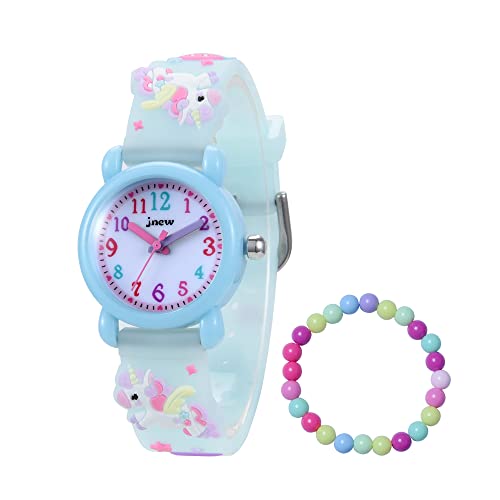 MUXIJIA Kinder Uhren für Mädchen ab 3-10 Jahre, Analog Quarz Armbanduhr Cute 3D Cartoon Kinderuhr Silikon Armband Mädchenuhr von MUXIJIA