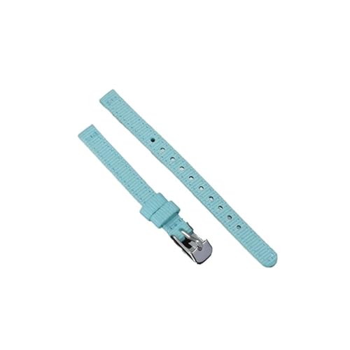 8 mm 10 mm 12 mm Universelles, verschleißfestes Canvas-Uhrenarmband, geeignet for Damenuhren, Nylonarmband(Light green,12mm) von MUXUMAO